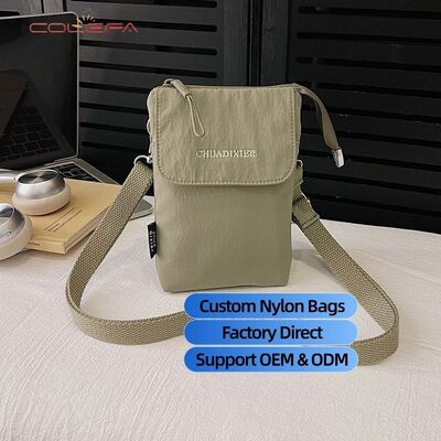 Custom New Nylon Mini Crossbody Bag Waterproof Phone Case 2026 New Style Lightweight Crossbody Bag Niche Mini Walking Bag