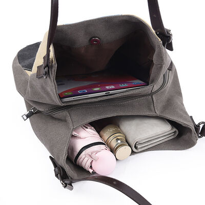 Canvas Tote Bag for Women 2026 New Arrival Patchwork Color-Blocking Large Capacity Artsy Shoulder Travel & Daily Tote Bag