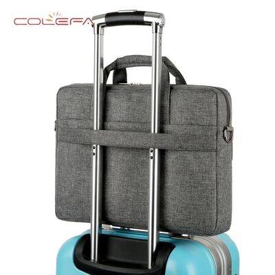 Women's 15.6-inch Splash-Resistant Laptop Sleeve with Large Capacity Oxford Crossbody Business Tote Bags with Custom LOGO