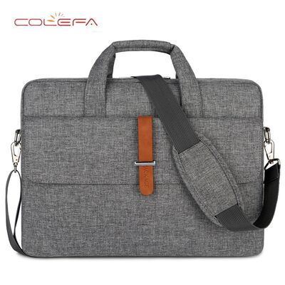 Women's 15.6-inch Splash-Resistant Laptop Sleeve with Large Capacity Oxford Crossbody Business Tote Bags with Custom LOGO