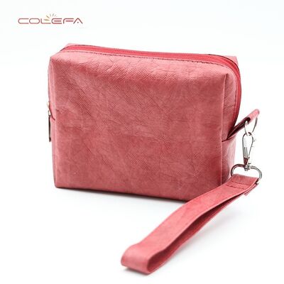 Travel Essentials Tyvek Waterproof Toiletry Bag Cable Organizer Portable Holder Machine-Washable DuPont Paper Customizable Bag