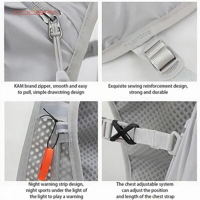 Customized Cycling Running Hiking Nylon Backpack Breathable Bicycle Trail Running Marathon Hydration Pack Sports Vest Bags with LOGO