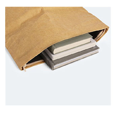 Unisex 0.55mm Washable Paper Backpack Biodegradable Backpack For Camping Hiking