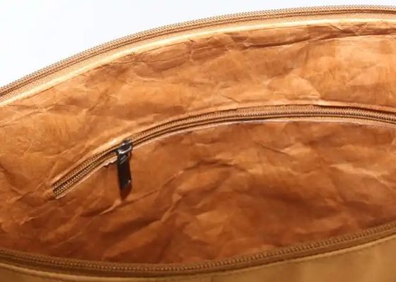 Eco Reusable 15 Inch Washable Paper Bag tyvek paper Laptop Briefcase Tote OEM