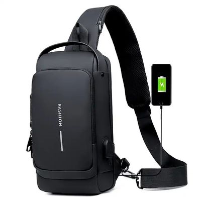 Custom Unisex Smart Lightweight Crossbody Chest Bag Waterproof Cross Bum Fanny Pack Anti Theft