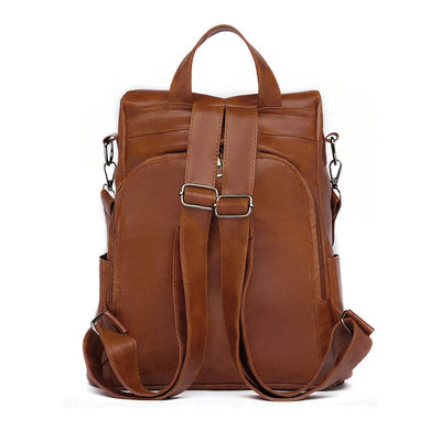Women's Fashionable Backpack Stylish and Versatile High-Quality Anti-Theft PU Leather Bag with Large Capacity Wholesale