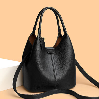 2026 French-Style Handbag Premium PU Leather Women's Small Handbag New Arrival Versatile Tote Soft Fashionable Waterproof Bags