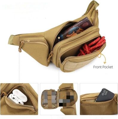 Wholesale Outdoor Multi-Function Waist Bag Sports Running Hiking Leisure Bag Cycling Bag Customizable Logo Supported