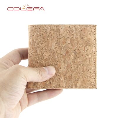 Retro Women's Long-Style Zippered Wallet Phone Case with Printing Bestseller Eco-Friendly Cork Bark Wallet Travel Souvenir