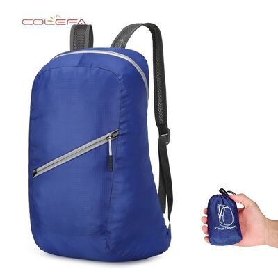 New Outdoor Foldable Skin Nylon Made Bag Super Lightweight Portable Backpack Travel Unisex Sports Storage Backpack with LOGO