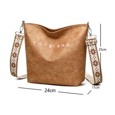 DuPont Paper Fashion Crossbody Bag for Women New Minimalist Design Commuting Alphabet Shoulder Bag Large Capacity Tyvek Tote Bag