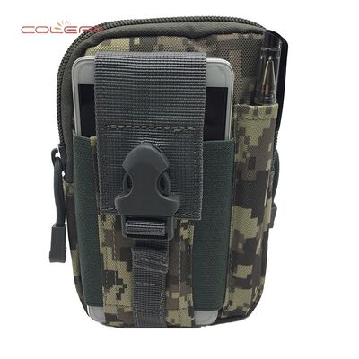 600D Oxford Camo Design Sports Waist Bag for Men Running Waist Pouch 5.5/6-inch Phone Case Waterproof Bag for Outdoor Use