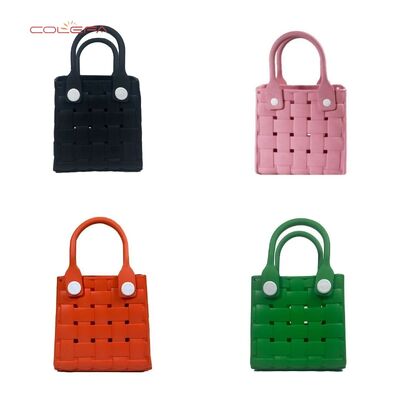 Bestselling EVA Beach Bag with Detachable Shoulder Strap Candy-Colored Waterproof Design for Easy Cleaning Handle Bags Wholesale