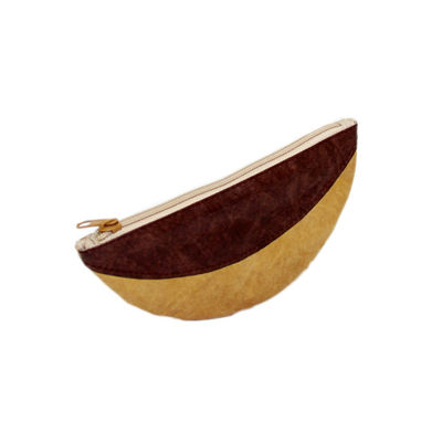 Moon Shape Tyvek Paper Wallet Zipper Easy Take Out For Girl Ladies Cute Purse