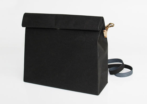 Multipurpose Pure Color Washable Shoulder Bag Long Chain Paper Handbags For Women