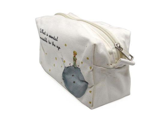 Attractive Design Makeup Cosmetic Bag Cotton Canvas Women For Travel