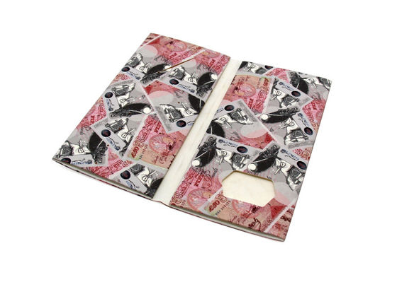 Euro printing recycled washable kraft paper long wallet women's clutch long wallet