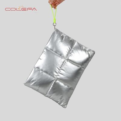 Nylon+Cotton-Filled Laptop Bags for Women 15.6-inch Laptop Case Niche Single-Shoulder Crossbody 11-inch iPad Tablet Inner Pouch