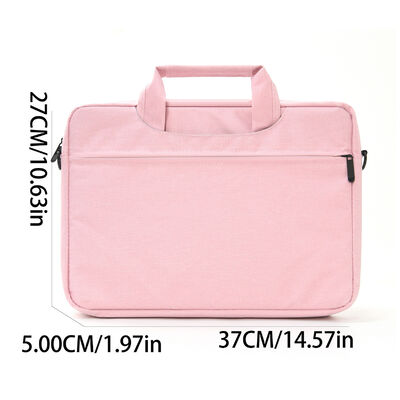 Custom Laptop Shoulder Bag with Large Capacity Inner Pouch Polyester Fashion Crossbody Portable Computer Bags Portable with LOGO