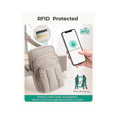 New Customized Nylon Women's Small Crossbody Bag Stylish Casual Phone Storage Bags Travel Wallet Portable Purse with LOGO