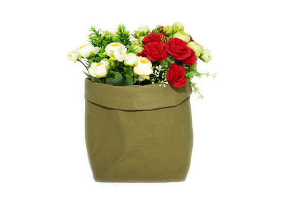 Оптовый многоразовый вашабле организатор ящиков заводов бумаги крафт забавляется сумка хранения